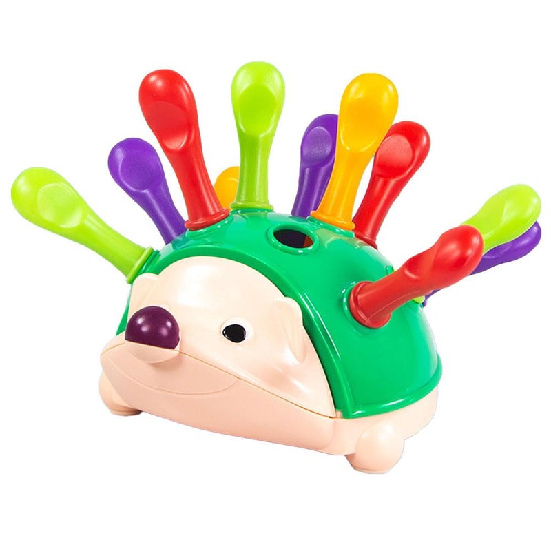 Piecing Hedgehog Cross-border Early Educational Toy for Infants and Toddlers: Color and Number Recognition, Concentration, and Hand-Eye Coordination Training